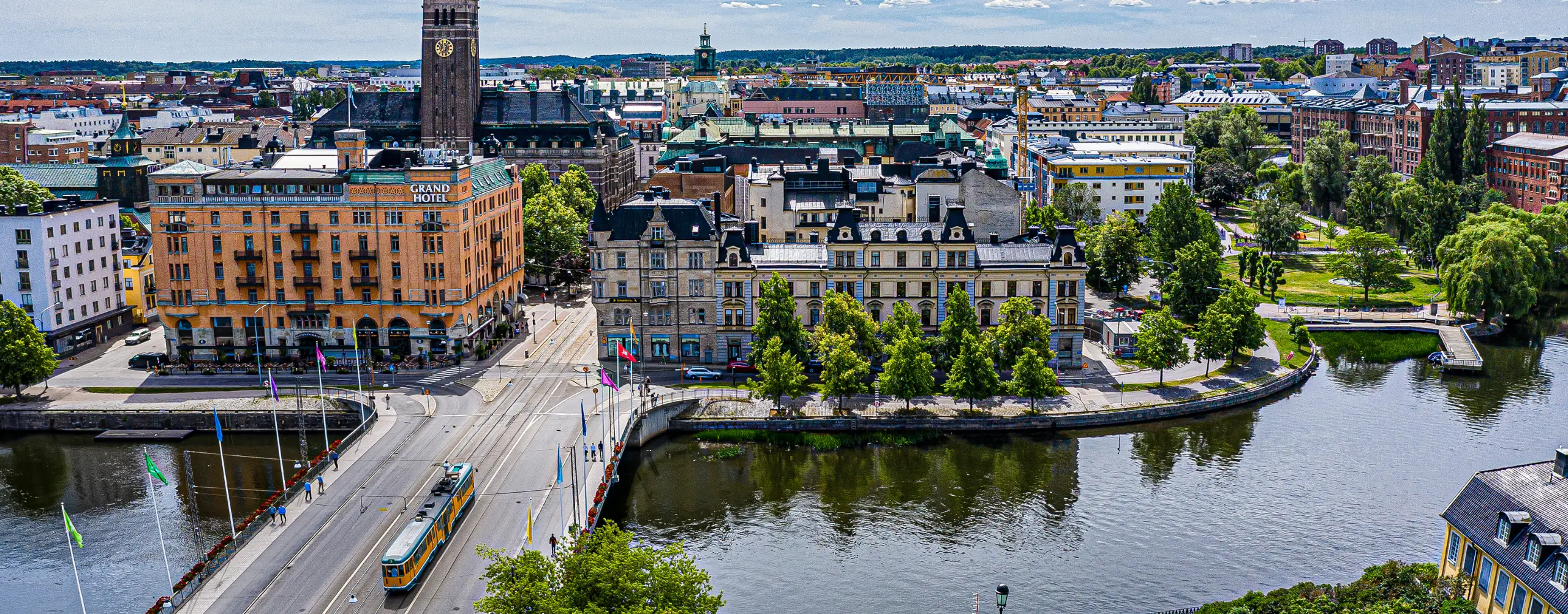 Stadsbild på norrköping